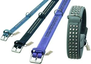 Karlie Buffalo Denim Strass Halsband (verschiedene Farben/Größen)