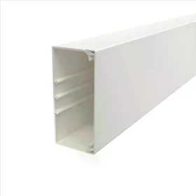 OBO Bettermann WDK60130RW Kabelkanal, 130x60mm, 2m, reinweiß