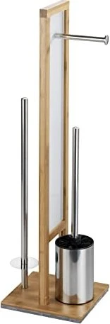 Wenko Rivalta WC-Garnitur Bambus braun