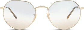 Ray-Ban RB3565 Jack 53mm polished gold/blue
