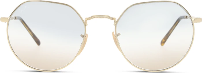 Ray-Ban RB3565 Jack 53mm polished gold/blue