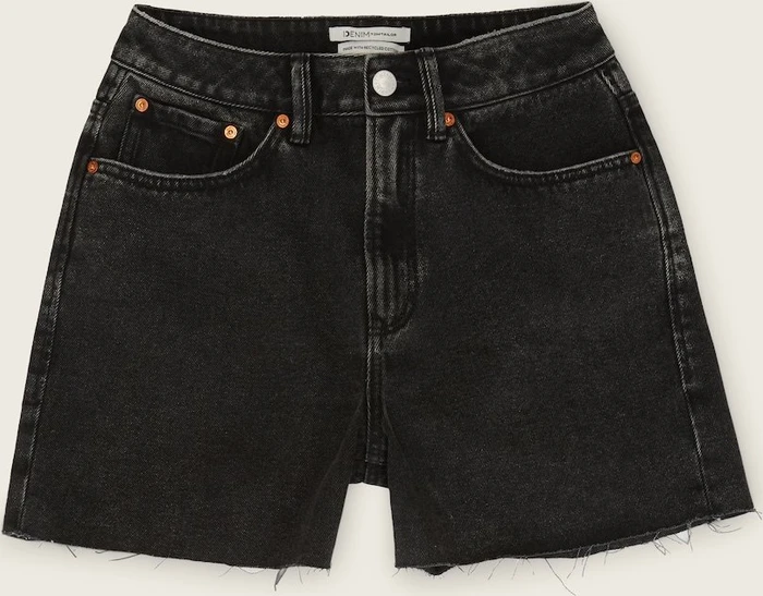 Tom Tailor Mom Jeansshorts Jeans clean dark stone black denim (Damen)