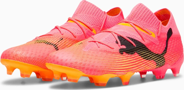 Puma Future 7 Ultimate FG/AG sunset glow/puma black/sun stream (Damen)