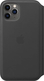 Apple Leder Folio Case für iPhone 11 Pro schwarz