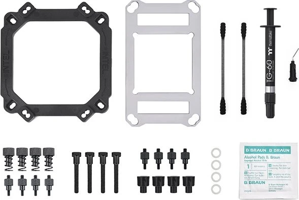 Thermaltake Pacific W8 CPU Water Block silber, Nickel
