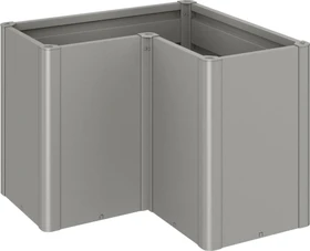 Biohort Pflanzbeet Belvedere L100Maxi Hochbeet 102x102cm quarzgrau-metallic