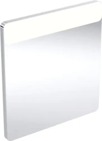 Geberit Option Square Lichtspiegel 60x65x3.5cm, Aluminium gebürstet