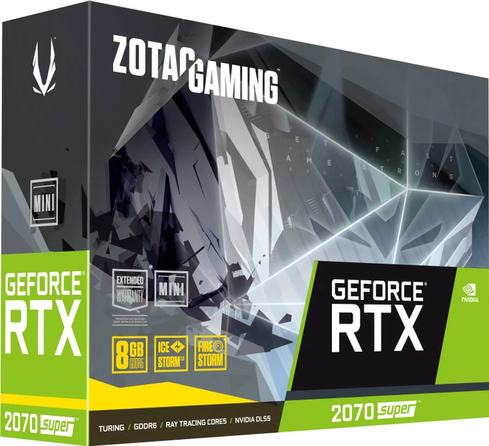 Zotac Gaming GeForce RTX 2070 SUPER Mini, 8GB GDDR6, HDMI, 3x DP