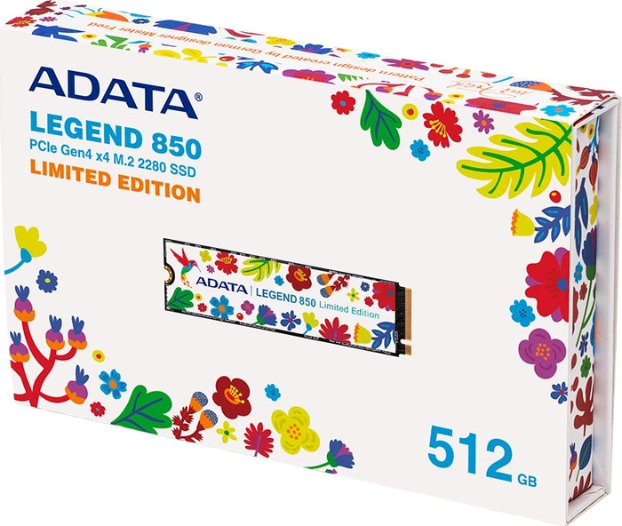 ADATA LEGEND 850 Limited Edition 512GB, M.2 2280 / M-Key / PCIe 4.0 x4, Kühlkörper