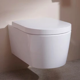 Hansgrohe EluPura S Wand WC Set 540 AquaFall Flush mit WC-Sitz mit SoftClose und QuickRelease