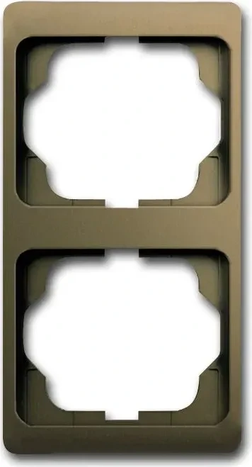 Busch-Jaeger Alpha exclusive Abdeckrahmen 2-fach Rahmen senkrecht, bronze