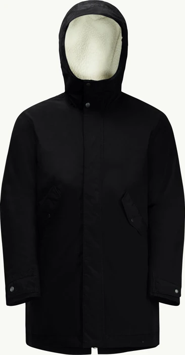 Jack Wolfskin Talforst Funktionsmantel schwarz (Damen)