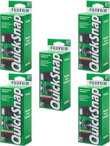 Fujifilm QuickSnap 400 Flash, 5er Pack