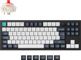 Keychron Q3 Max, Carbon Black, TKL, LEDs RGB, hot-swap, Gateron Jupiter RED, USB/Bluetooth, DE (Q3M-M1-DE)