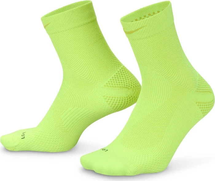 Nike Lightweight Micro Crew Laufsocken volt/bright cactus/black