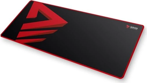 Savio Turbo Dynamic XL Gaming Mauspad, schwarz/rot