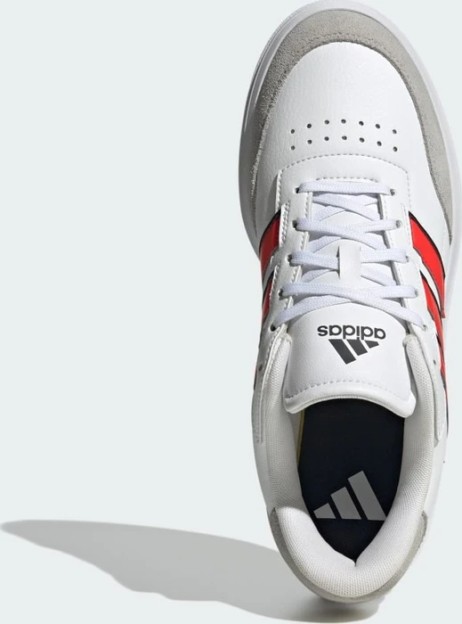 adidas Courtblock cloud white/bright red/carbon (Herren)
