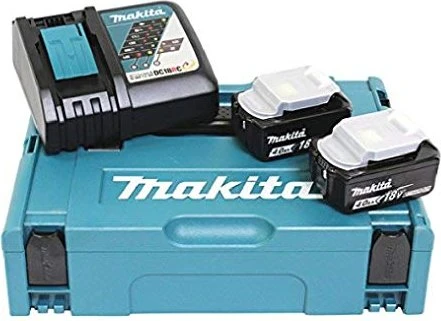 Makita Powersource-Kit Starterset 18V, 4.0Ah, Li-Ionen, 2 Akkus [8.0Ah] [144Wh]