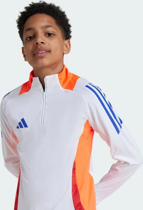 adidas Tiro 24 Competition Funktionsshirt langarm white/app solar red (Junior)