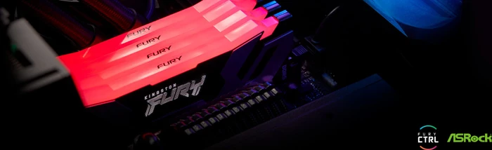 Kingston FURY Renegade RGB schwarz/silber UDIMM 32GB Kit, DDR5-6400, CL32-39-39, 1RX8