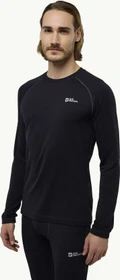 Jack Wolfskin Infinite Warm Funktionsshirt langarm schwarz (Herren)