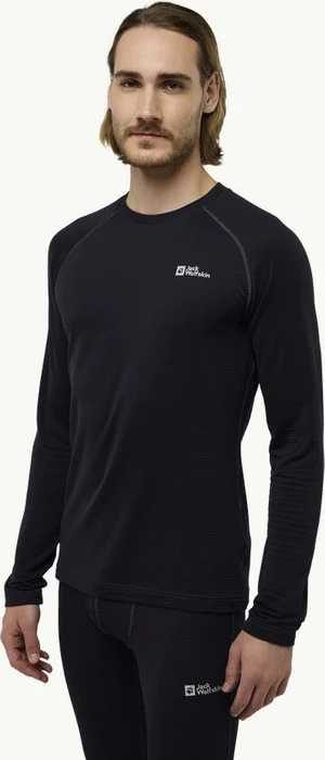 Jack Wolfskin Infinite Warm Funktionsshirt langarm schwarz (Herren)