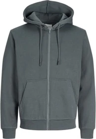 Jack & Jones Einfarbig Zip Hoodie turbulence (Herren)