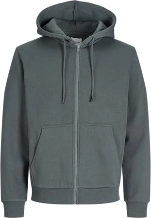 Jack & Jones Einfarbig Zip Hoodie turbulence (Herren)