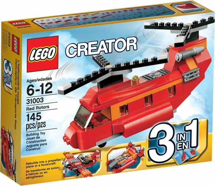 LEGO Creator 3in1 - Roter Helikopter