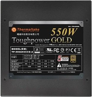 Thermaltake ToughPower Gold Modular 550W, ATX 2.3