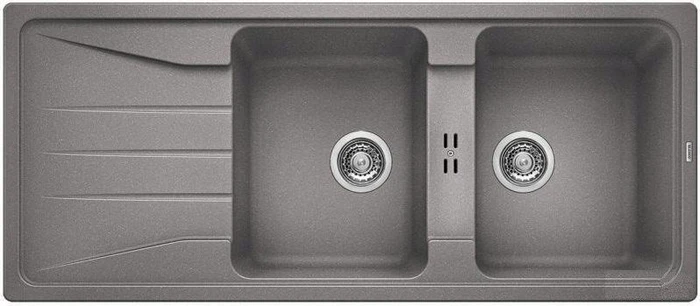 Blanco Sona 8 S Einbau Doppelspüle reversibel alumetallic