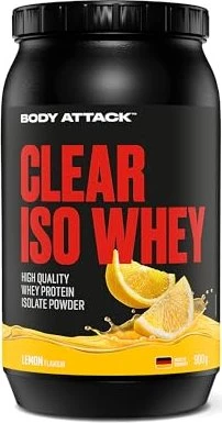 Body Attack Clear Iso Whey Lemon 900g