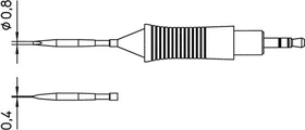 Weller RTM 008 S RT Dauerlötspitze, rund, 0.4mm, 1 Stück