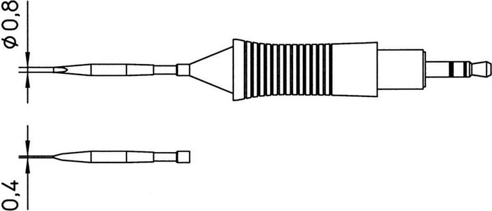 Weller RTM 008 S RT Dauerlötspitze, rund, 0.4mm, 1 Stück