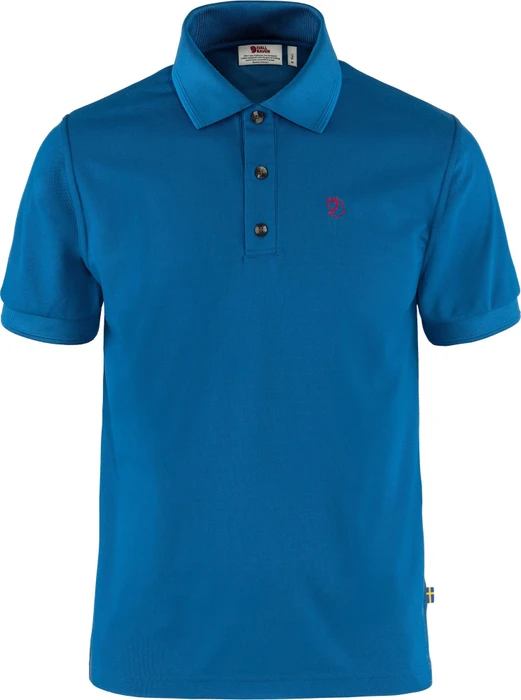Fjällräven Crowley Pique Poloshirt kurzarm alpine blue (Herren)