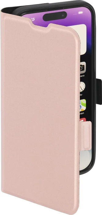 Hama Booklet Single 2.0 für Apple iPhone 14 Pro rosa