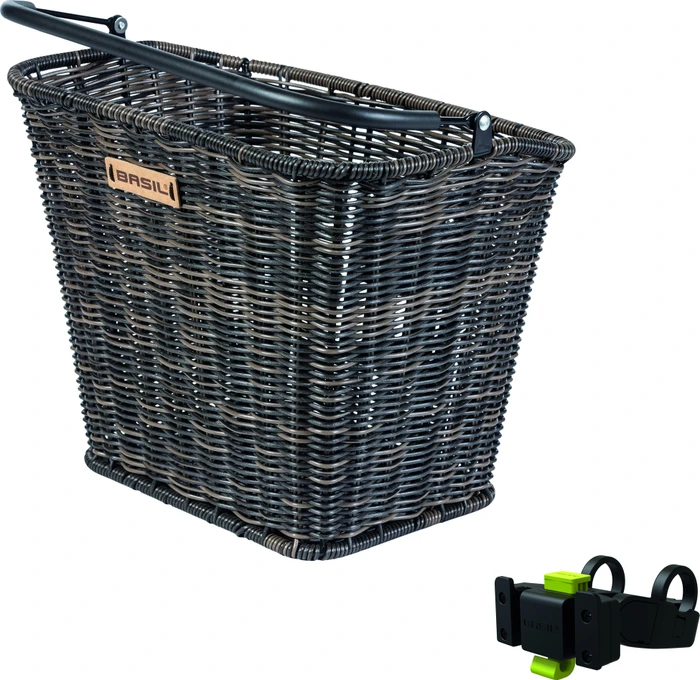 Basil Bremen Rattan Look KF Lenkerkorb braun