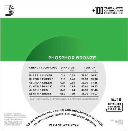 D'Addario Phosphor Bronze Heavy