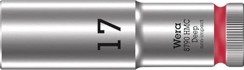 Wera 8790 HMC Deep Außensechskant Steckschlüssel 1/2", 17x83mm