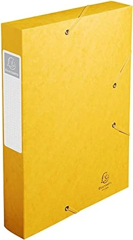 Exacompta Cartobox Archivbox 60mm, A4, gelb