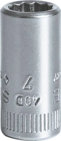 Stahlwille 40D Außenzwölfkant Steckschlüssel 1/4", 7x23mm