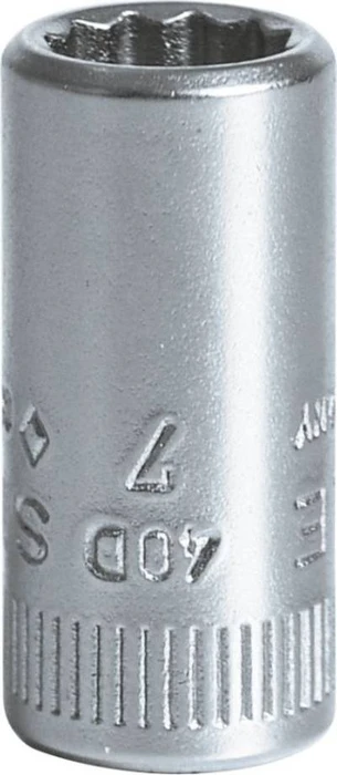 Stahlwille 40D Außenzwölfkant Steckschlüssel 1/4", 7x23mm