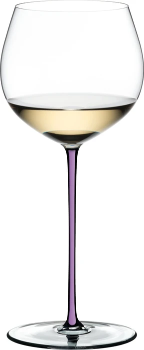 Riedel Fatto A Mano Oaked Chardonnay Weißweinglas violett