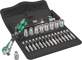 Wera 8100 SA 6 Zyklop Speed Bitset/Steckschlüsselsatz inkl. Tasche, 28-tlg. (05004016001)