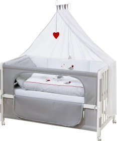 roba Room bed Adam & Eule Beistellbett weiß