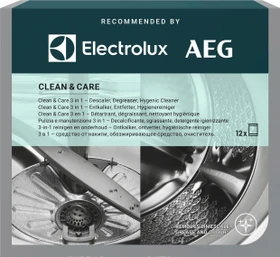 AEG Electrolux M2GCP121 Clean&Care Kit für Waschmaschinen und Geschirrspüler, 12 Stück