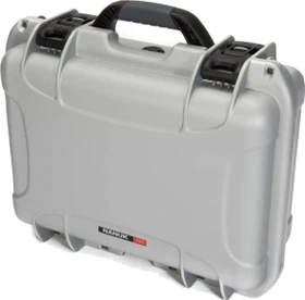 Nanuk 920 Schutzkoffer mit Trennwand + Deckel Organizer silber