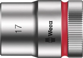 Wera 8790 HMC Zyklop Außensechskant Steckschlüssel 1/2", 17x37mm