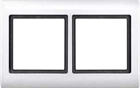 Merten Aquadesign Rahmen 2fach, polarweiß