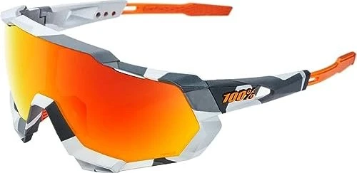 100% Speedtrap HiPER soft tact grey camo/multilayer mirror